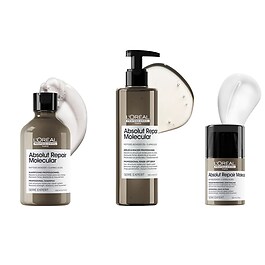 Set Absolut Repair Molecular TRIO - Pentru părul deteriorat și foarte deteriorat